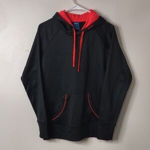 Reebok Black and Red Hoodie